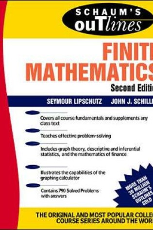 Cover of Schaum's Outline of Finite Mathematics