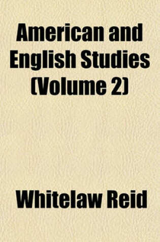 Cover of American and English Studies