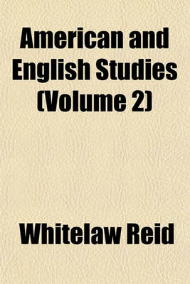 Book cover for American and English Studies