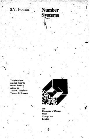 Cover of Number Systems