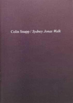 Book cover for Sydney Jonas Walk