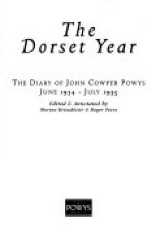 Cover of Dorset Year