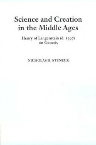 Cover of Science and Creation in the Middle Ages