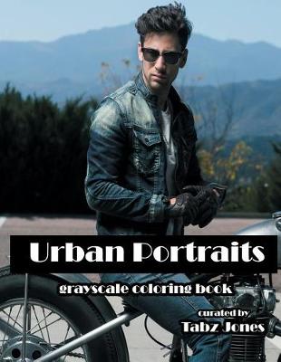 Book cover for Urban Portriats Grayscale Coloring Book