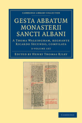 Cover of Gesta abbatum monasterii Sancti Albani 3 Volume Set