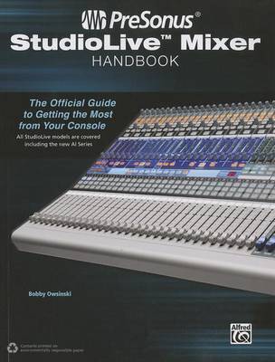 Book cover for PreSonus StudioLive Mixer Handbook