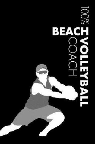 Cover of Mens Beach Volleyball Coach Notebook