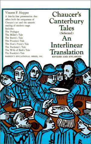 Book cover for Chaucer's Canterbury Tales