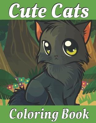 Book cover for Cute Cats Coloring Book