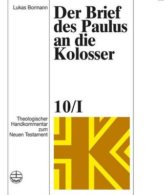 Book cover for Der Brief Des Paulus An die Kolosser