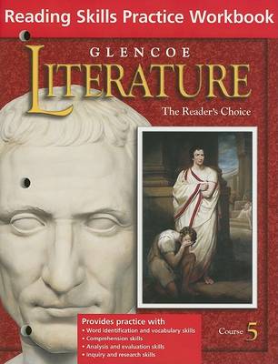 Book cover for Glencoe Literature Grade 10, Course 5, Reading Skills Practice Workbook