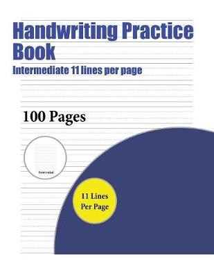 Cover of Handwriting Practice Book (Intermediate 11 lines per page)