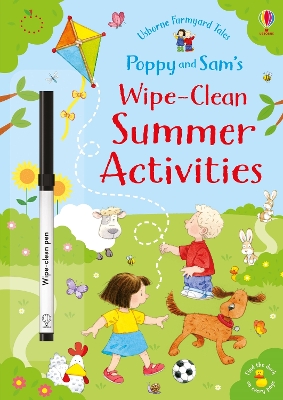 Book cover for Poppy and Sam's Wipe-Clean Summer Activities