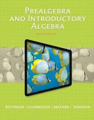 Cover of Prealgebra and Introductory Algebra Plus New Mylab Math with Pearson Etext