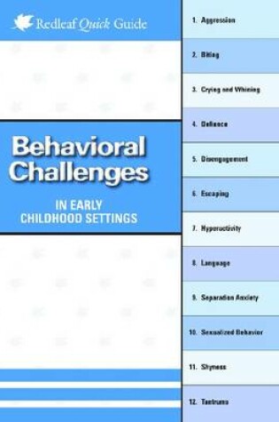 Cover of Behavioral Challenges in Early Childhood Settings