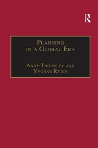 Cover of Planning in a Global Era