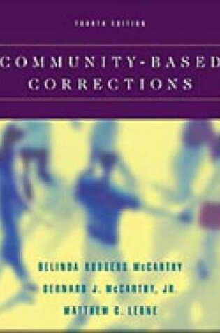 Cover of Community-Based Corrections (with InfoTrac®)