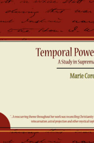 Cover of Temporal Power - A Study in Supremacy