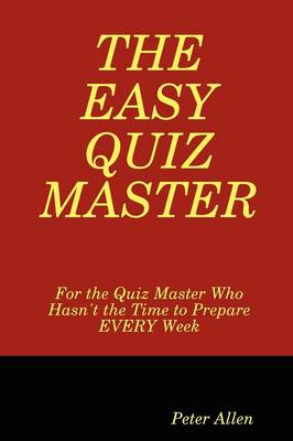 Book cover for The Easy Quiz Master