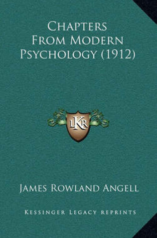 Cover of Chapters from Modern Psychology (1912)