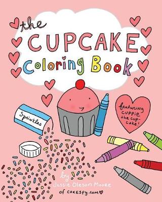 Book cover for The Cupcake Coloring Book