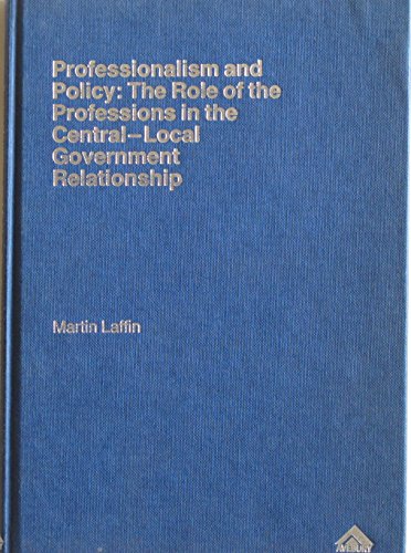 Book cover for Professionalism and Policy