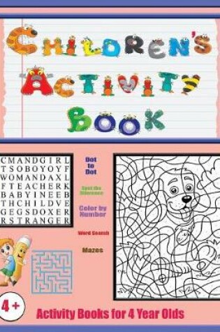 Cover of Activity Books for 4 Year Olds