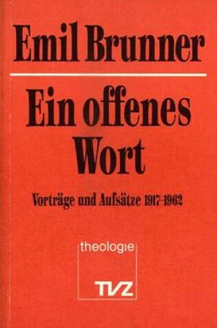 Cover of Ein Offenes Wort