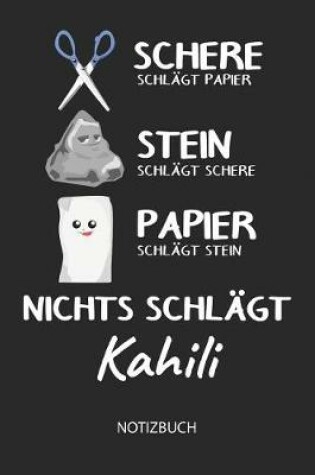 Cover of Nichts schlagt - Kahili - Notizbuch