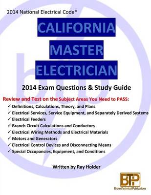 Book cover for California 2014 Master Electrician Study Guide