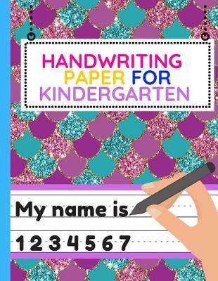 Book cover for Handwriting Paper For Kindergarten