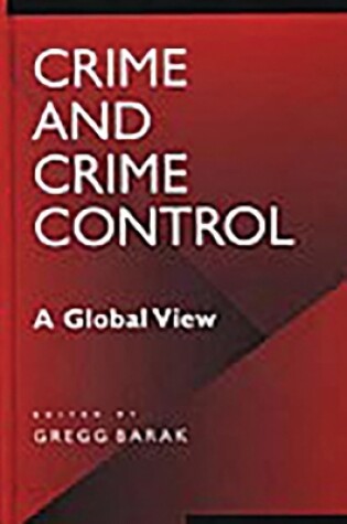 Cover of Crime and Crime Control