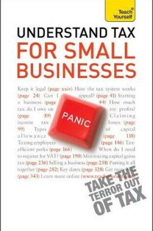 Cover of Understand Tax for Small Businesses: Teach Yourself