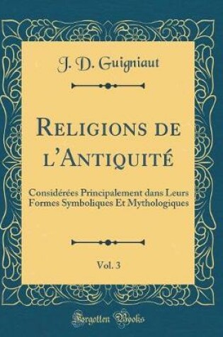 Cover of Religions de l'Antiquité, Vol. 3