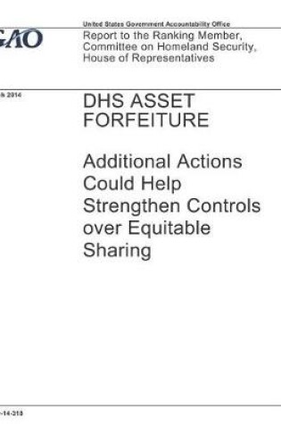 Cover of DHS Asset Forfeiture