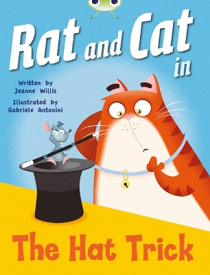 Cover of Bug Club Guided Fiction Reception Red A Rat and Cat in the Hat Trick