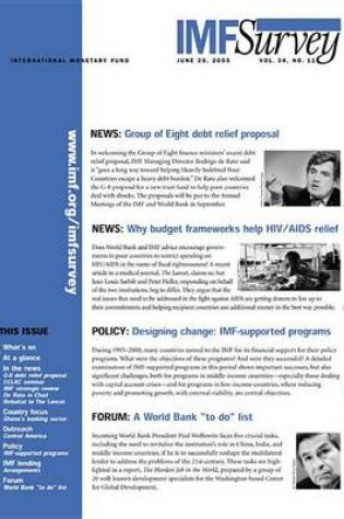 Cover of IMF Survey No.11, 2005