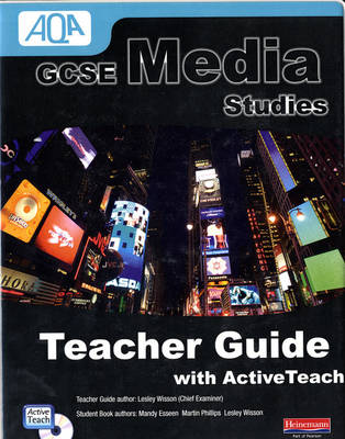 Cover of AQA GCSE Media Studies Teacher Resource Guide with ActiveTeach CD ROM