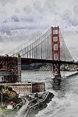 Book cover for Artistic Rendition of the Golden Gate Bridge in San Francisco, California