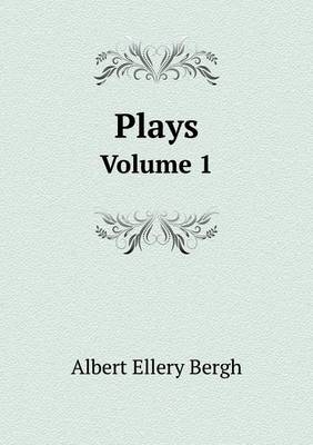 Book cover for Plays Volume 1