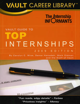 Book cover for The Vault Guide to Top Internships