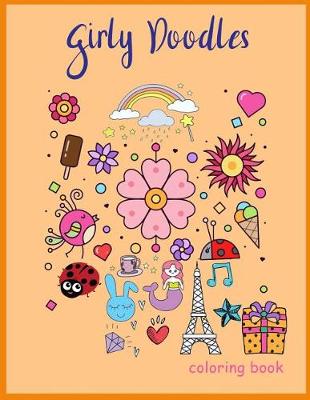 Cover of Girly Doodles Coloring book