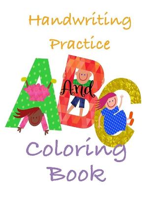 Book cover for Handwriting Practice and Coloring Book