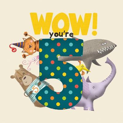 Book cover for WOW! You're Five birthday book