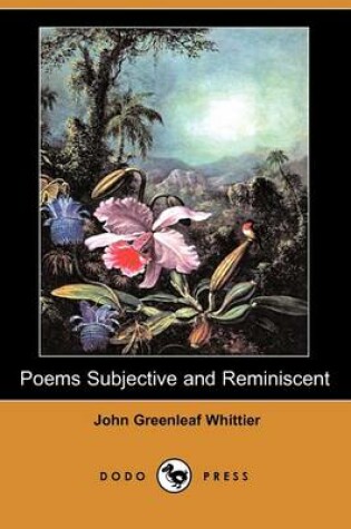 Cover of Poems Subjective and Reminiscent