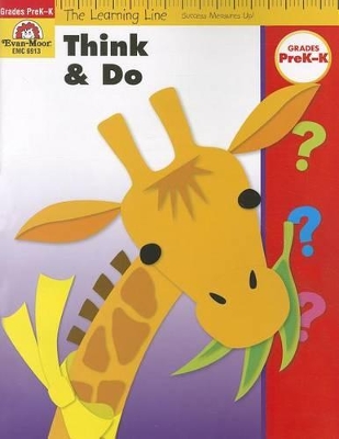 Cover of Learning Line: Think and Do, Prek - Kindergarten Workbook