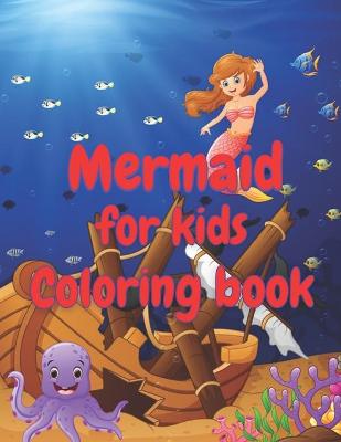 Cover of Mermaid Coloring book for kids