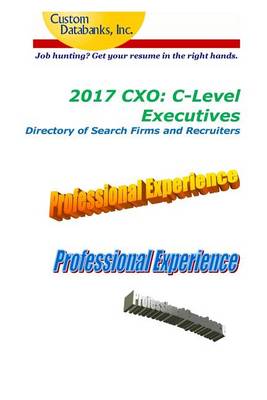 Book cover for 2017 Cxo