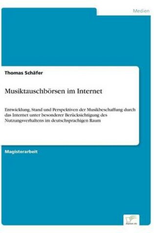 Cover of Musiktauschbörsen im Internet