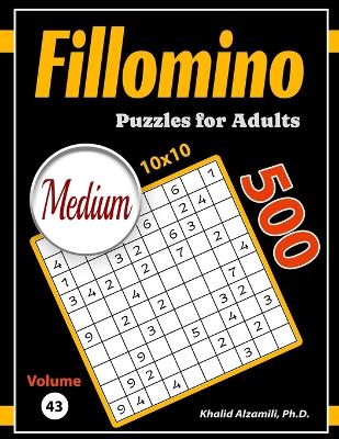 Book cover for Fillomino Puzzles for Adults